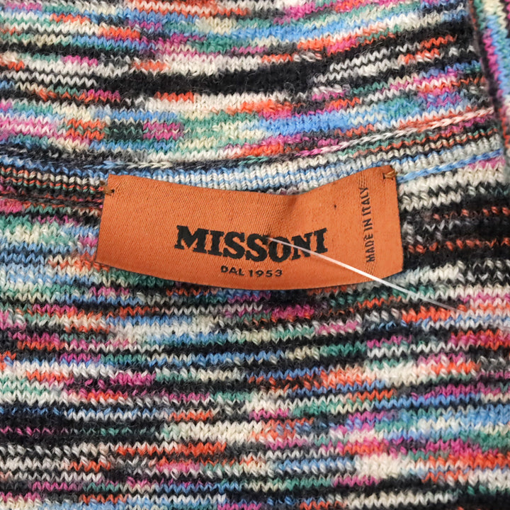 Missoni Multicolor Stripped Knit Cardigan Blazer