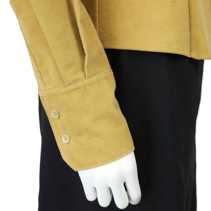 Miu Miu Brown Corduroy Button Up Shirt
