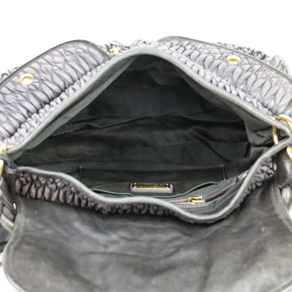 Miu Miu Mauve Matelassé Nappa Coffer Hobo Bag