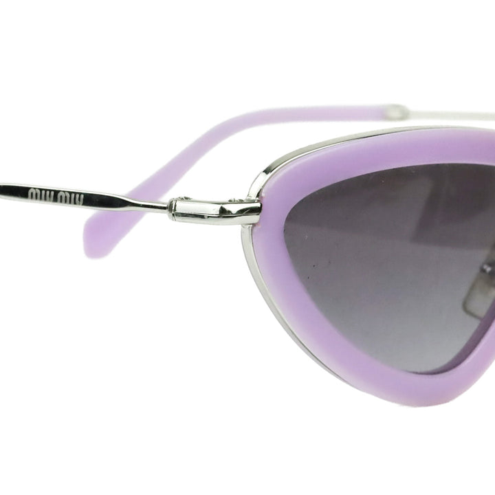 Miu Miu Purple 53mm Irregular Sunglasses