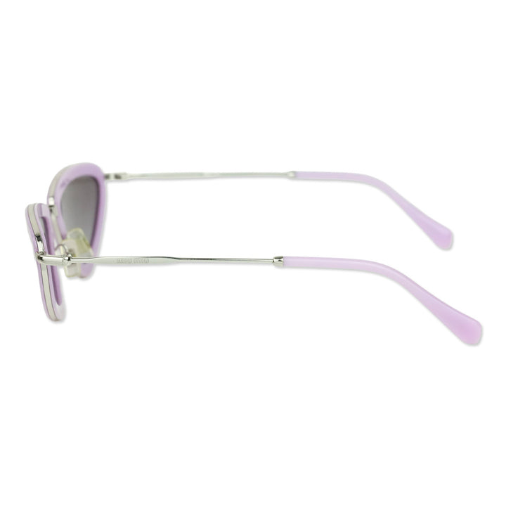 Miu Miu Purple 53mm Irregular Sunglasses