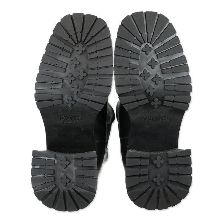 Moncler Black Gigi Platform Chelsea Boot