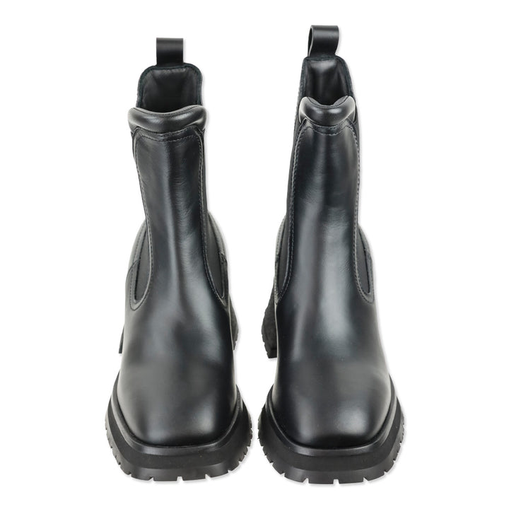 Moncler Black Gigi Platform Chelsea Boot