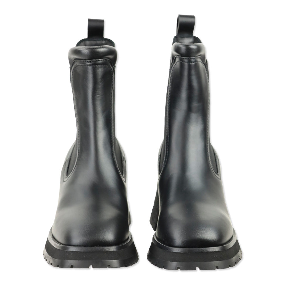 Moncler Black Gigi Platform Chelsea Boot