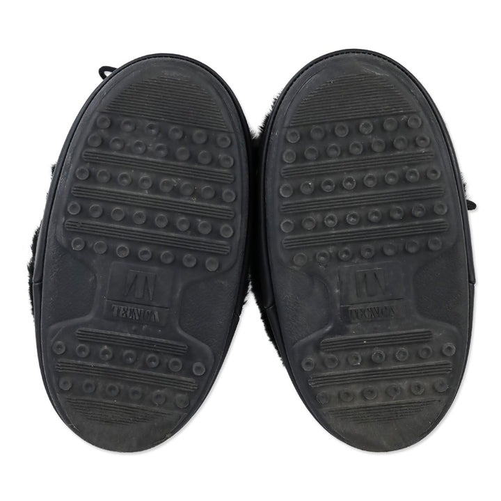 Moon Boot Icon Black Faux-Fur Boots