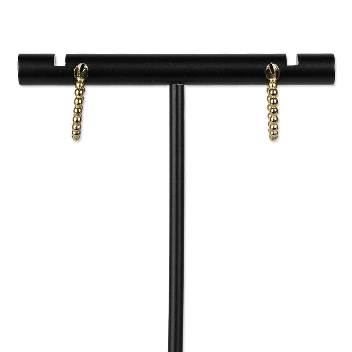 Moon & Meadow 14K Yellow Gold Beaded Hoop Earrings