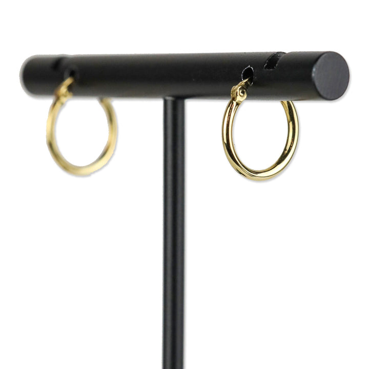 Moon & Meadow 14K Yellow Gold Tiny Hoop Earrings