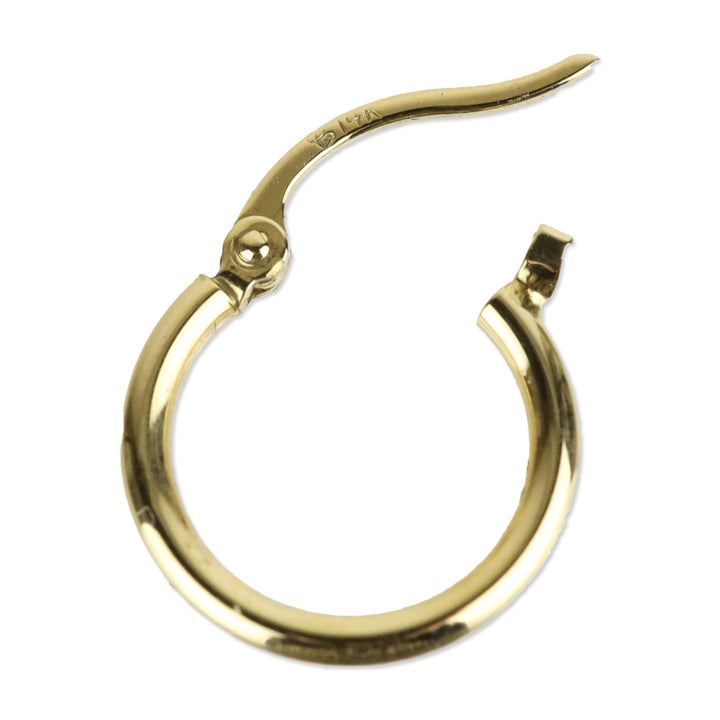 Moon & Meadow 14K Yellow Gold Tiny Hoop Earrings