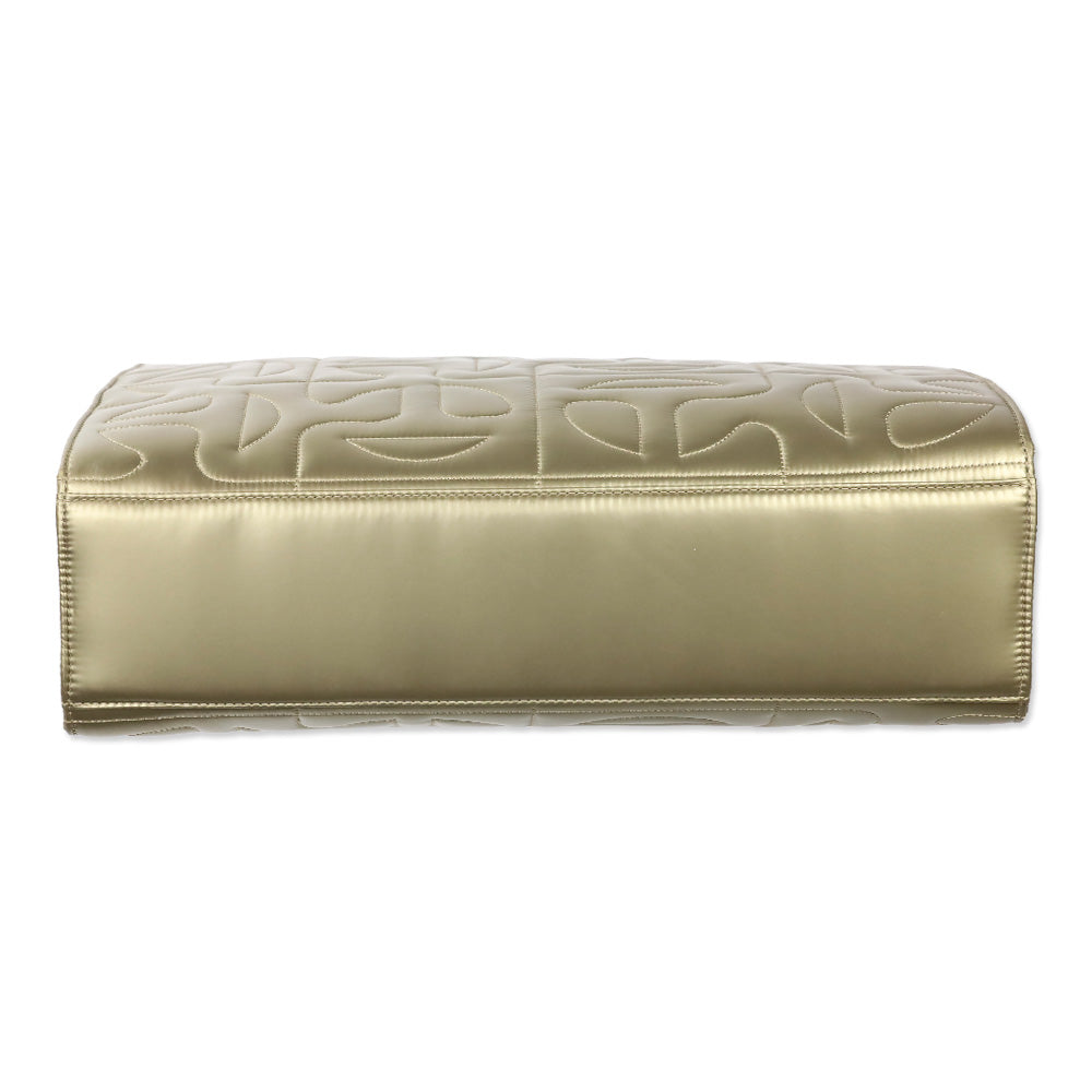 Moose Knuckles x Telfar 2022 Gold MK Quilted Medium Shopper Tote