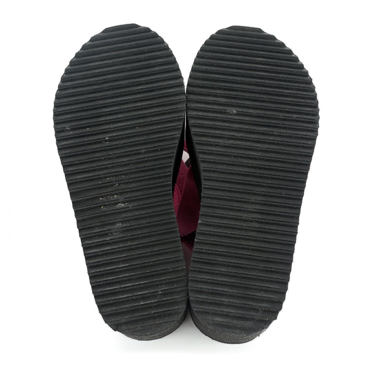 Moschino Pink Logo Tape Platform Sandals