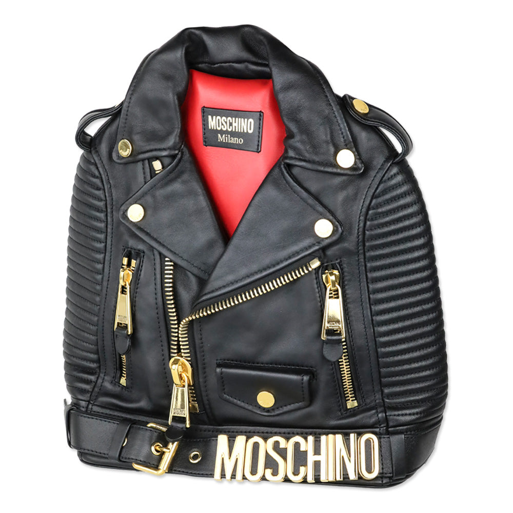 Moschino Biker Jacket Backpack