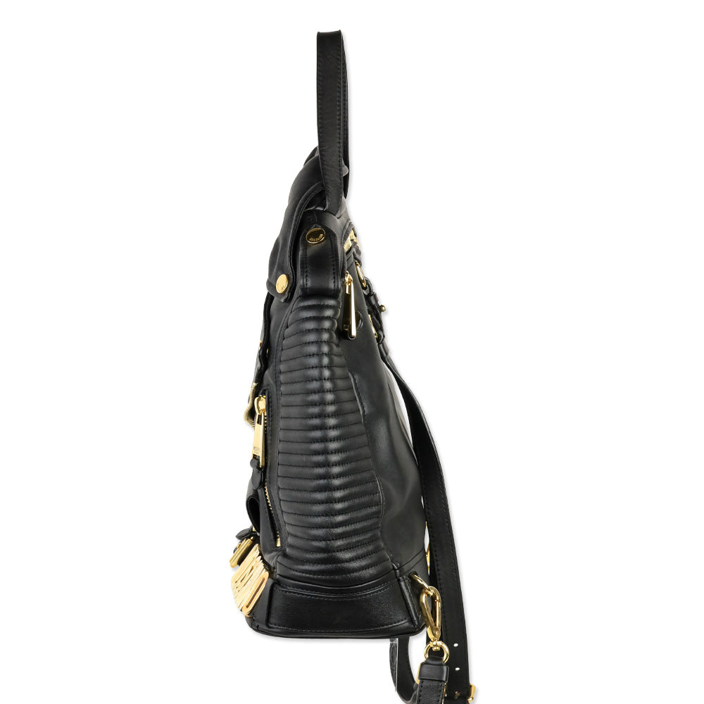 Moschino Biker Jacket Backpack