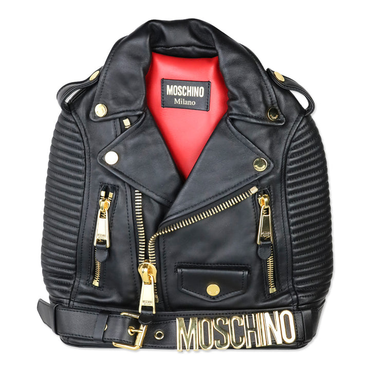 Moschino Biker Jacket Backpack
