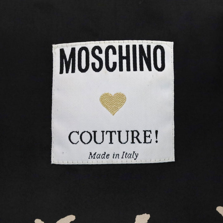 Moschino Couture! Which Witch? Black Velvet Cardigan