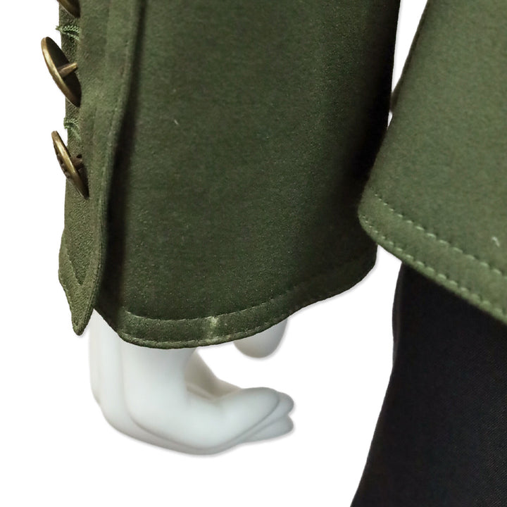 Moschino Jeans Army Green Belted Military Jacket