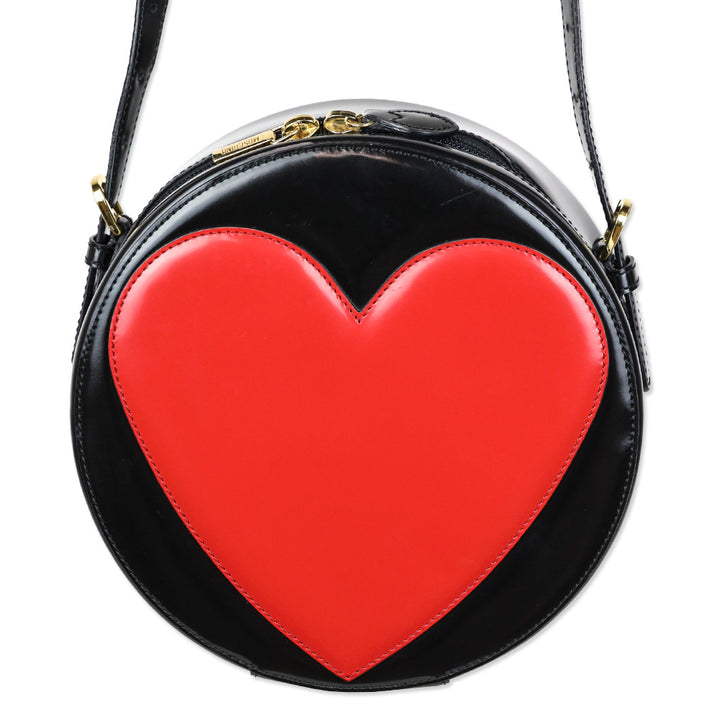 Moschino Redwall Heart Crossbody Bag