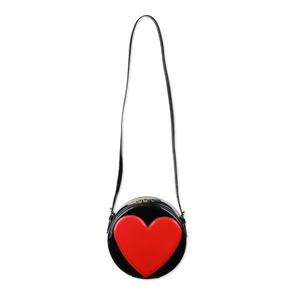 Moschino Redwall Heart Crossbody Bag