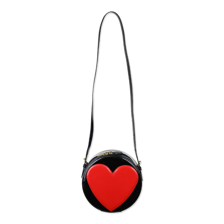 Moschino Redwall Heart Crossbody Bag