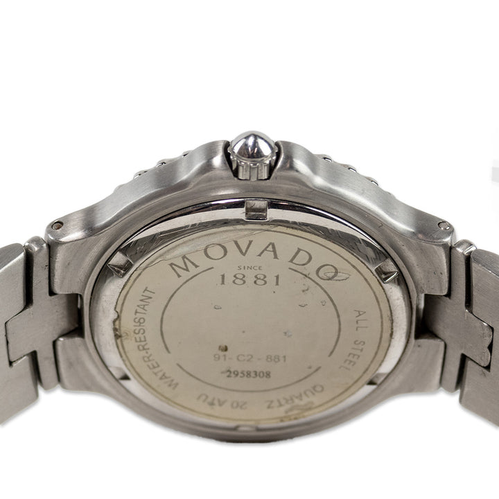 Movado Stainless Steel Quartz Divers Watch