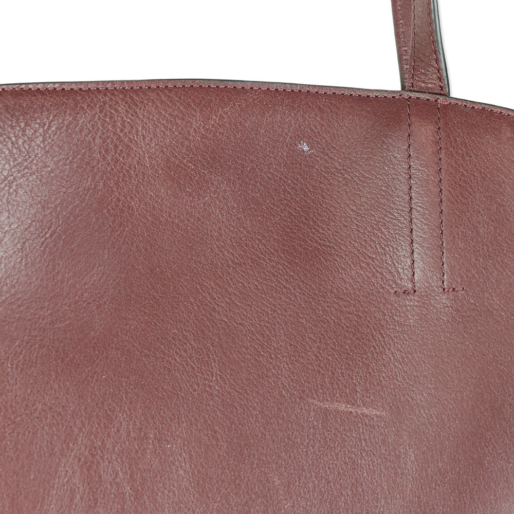 Mulberry Black Cherry Refined Flat Calf Leather Clovelly Tote