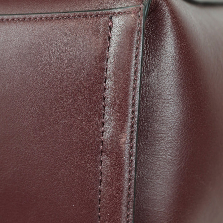 Mulberry Black Cherry Refined Flat Calf Leather Clovelly Tote