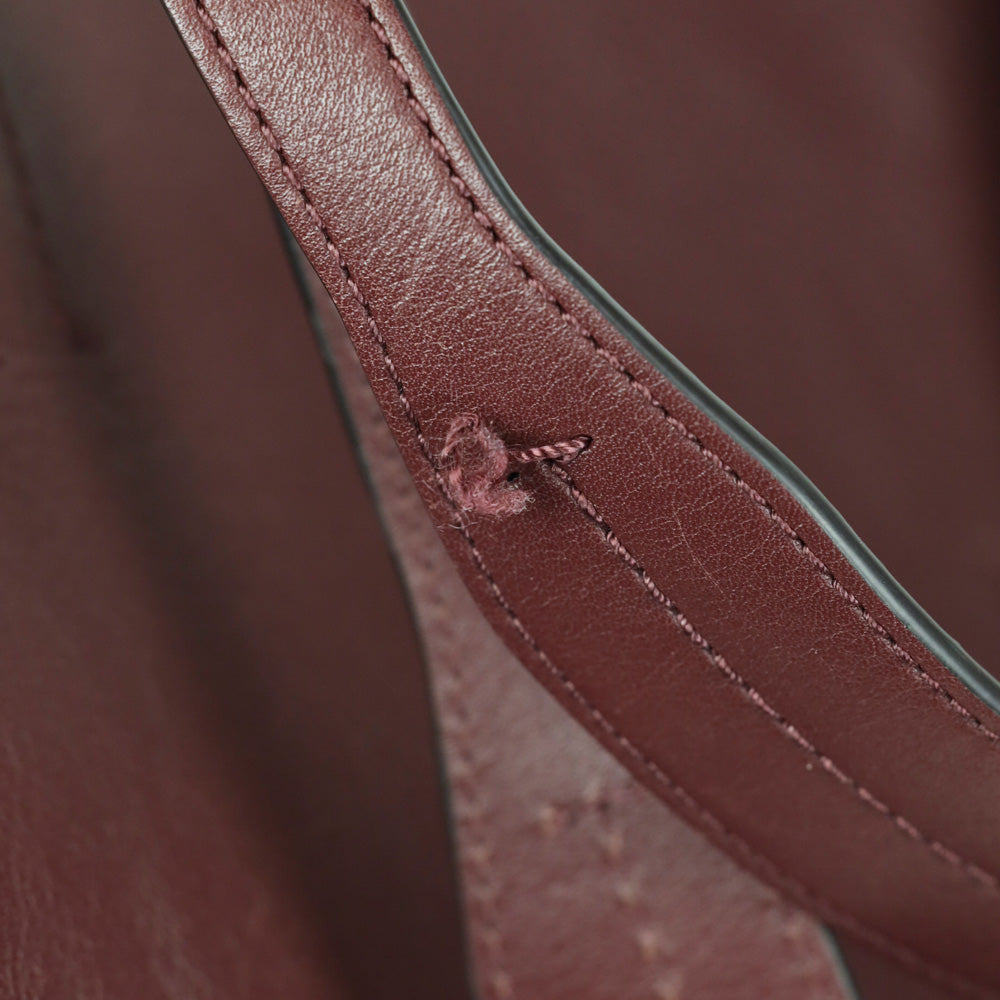 Mulberry Black Cherry Refined Flat Calf Leather Clovelly Tote