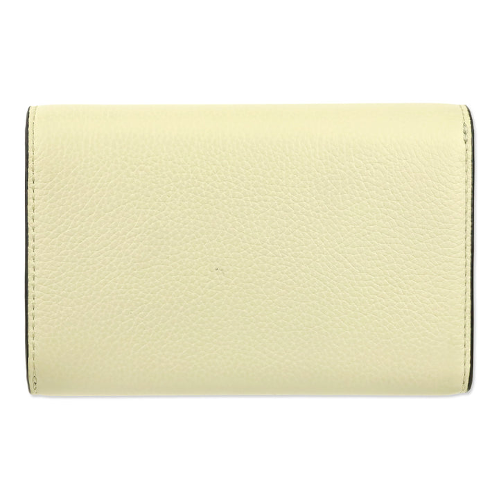 Mulberry Chalk Small Classic Grain Medium Continental French Wallet