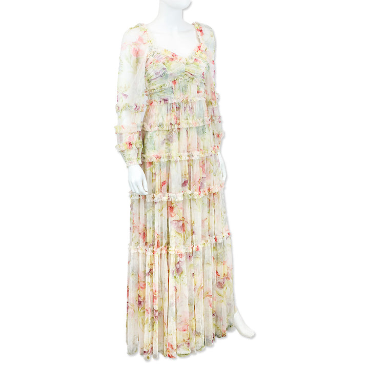 Needle & Thread Moonshine/Pink Iris Bloom Gown