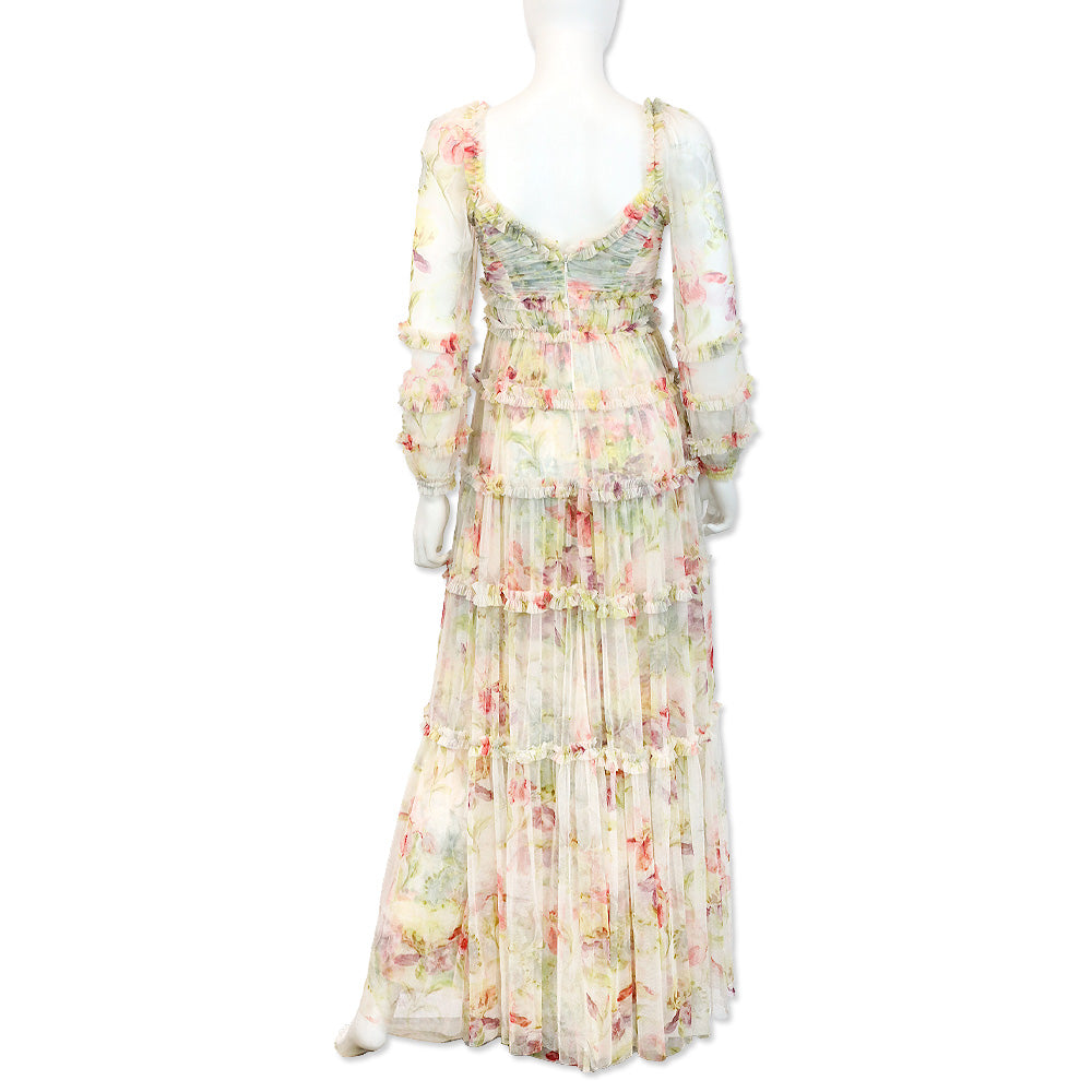 Needle & Thread Moonshine/Pink Iris Bloom Gown