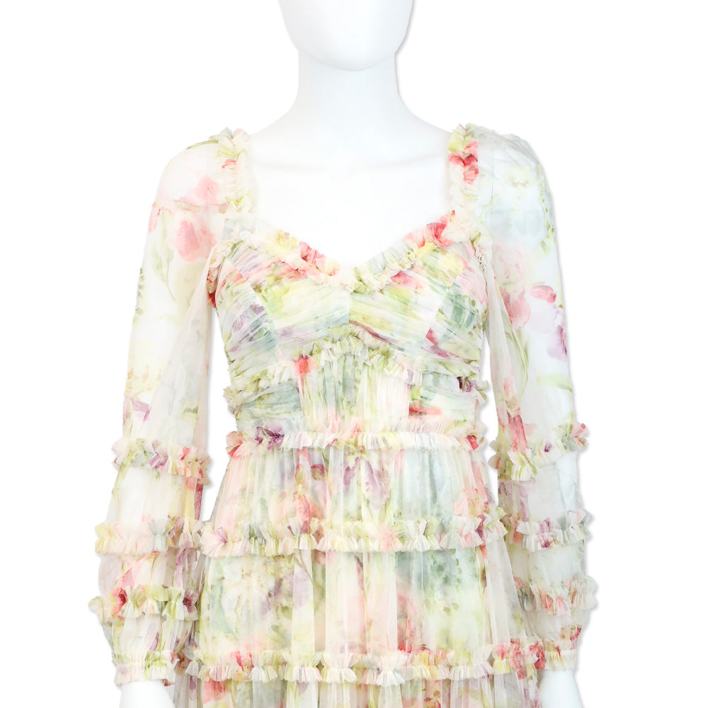Needle & Thread Moonshine/Pink Iris Bloom Gown