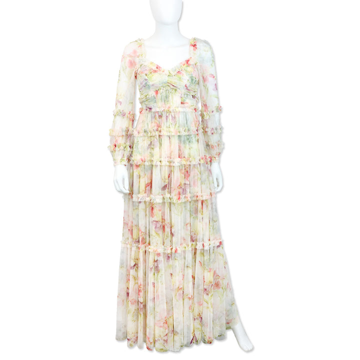 Needle & Thread Moonshine/Pink Iris Bloom Gown