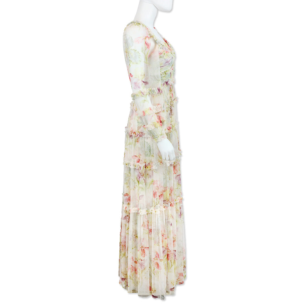 Needle & Thread Moonshine/Pink Iris Bloom Gown