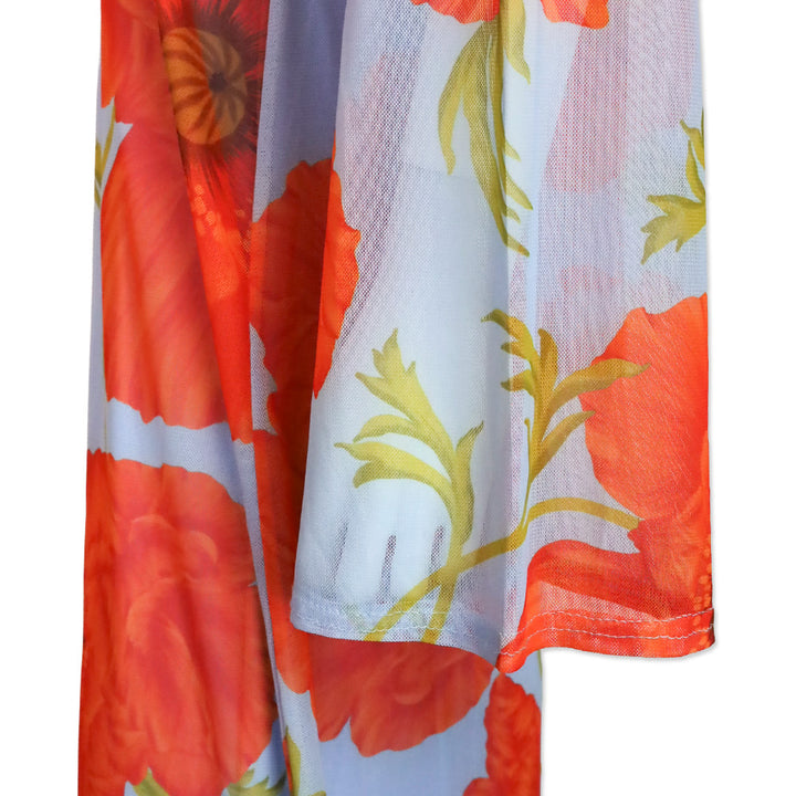 Never Fully Dressed Blue Poppy Aria Mesh Dress