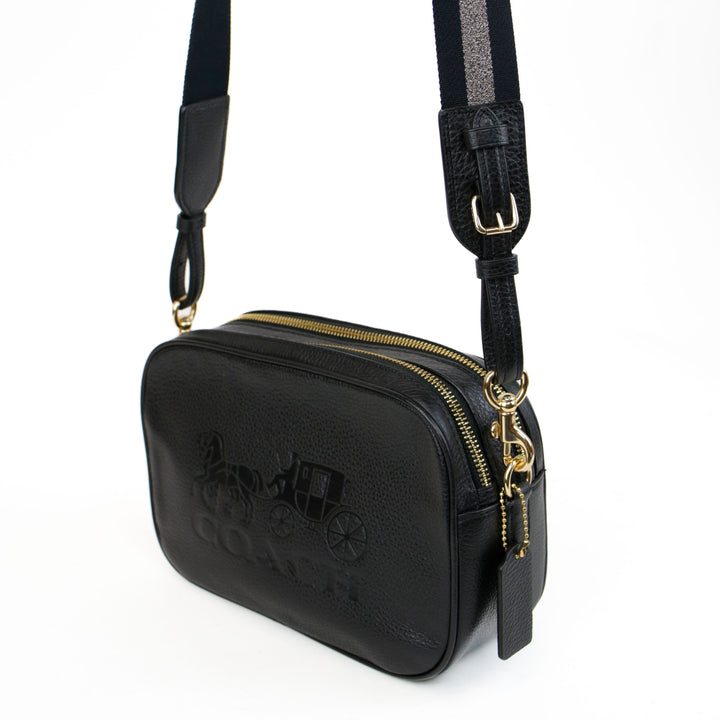 Coach Black Leather Camera Bag