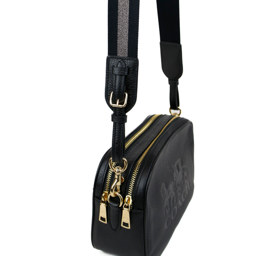 Coach Black Leather Camera Bag