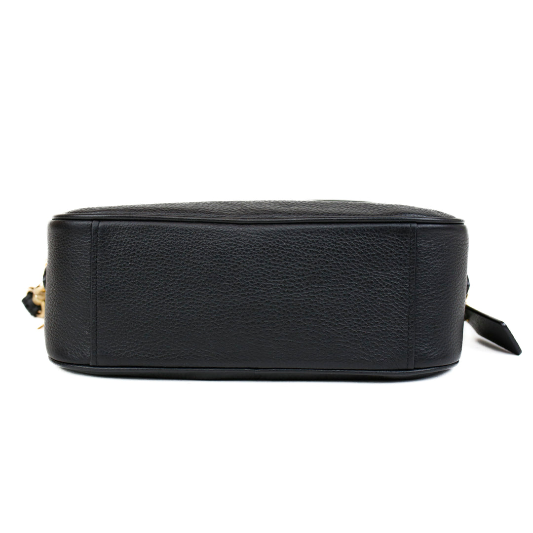 Coach Black Leather Camera Bag