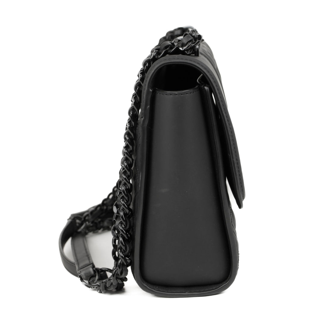 Tory Burch Matte Black Fleming Crossbody Bag