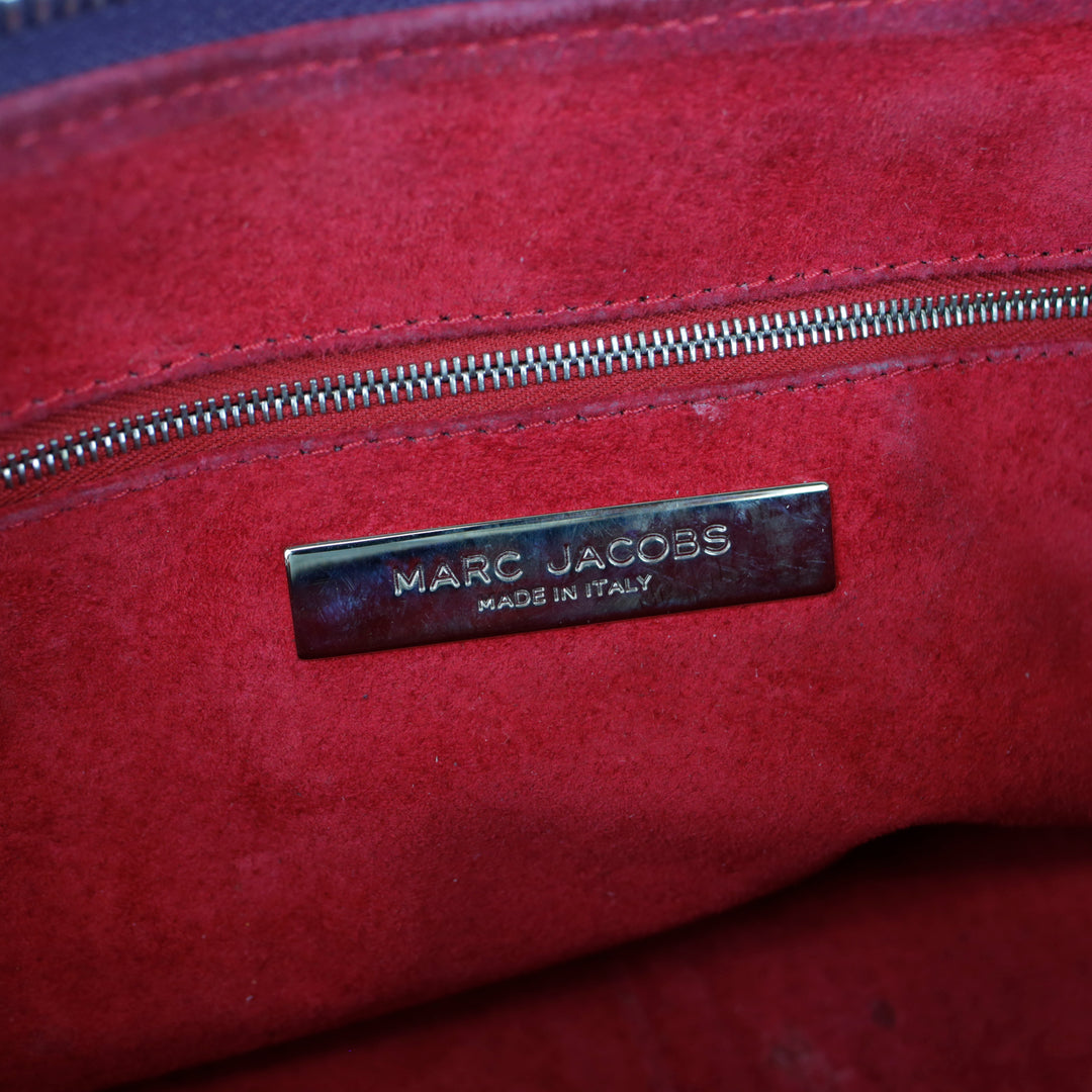 Marc Jacobs Purple Leather Top Handle Bag