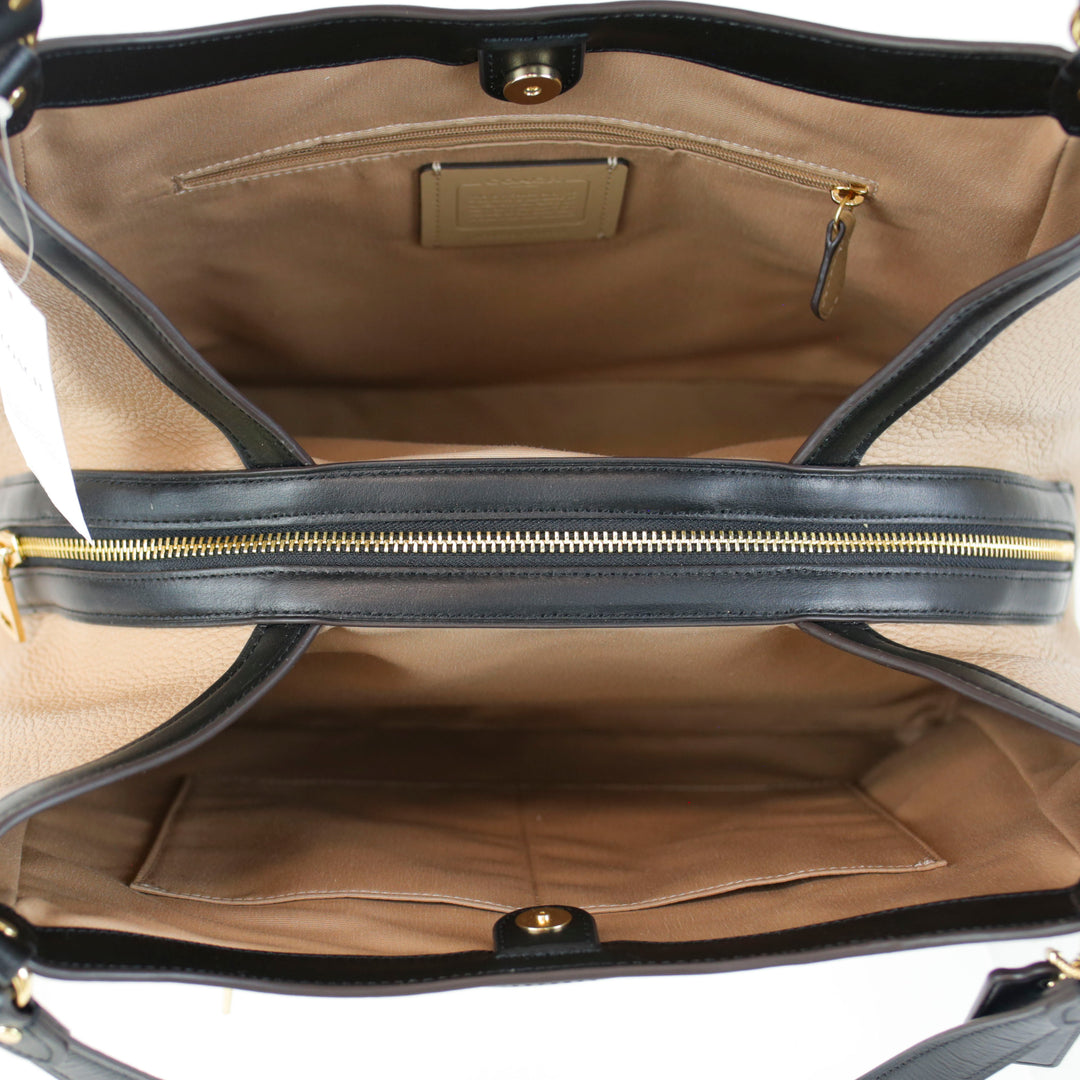 Coach Kristy Colorblock Leather Tote Bag