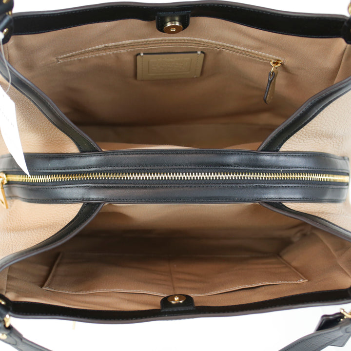 Coach Kristy Colorblock Leather Tote Bag