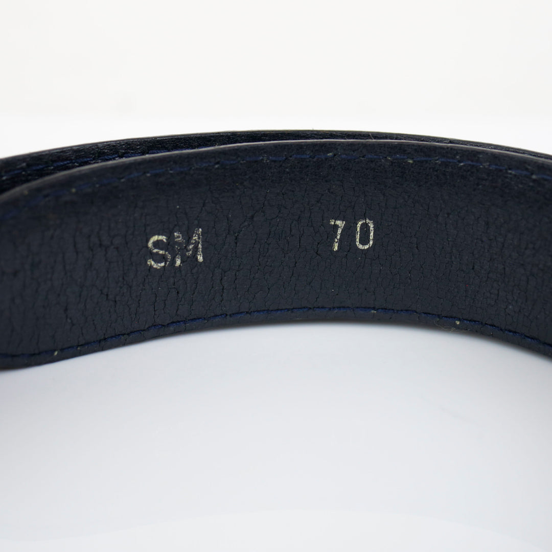 Paloma Picasso Vintage Navy Suede Belt