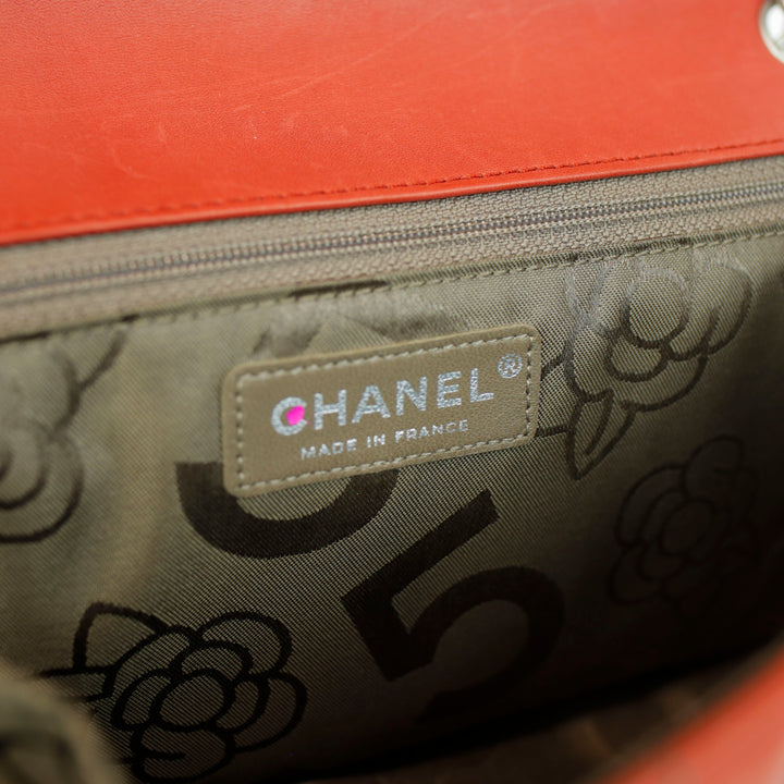 Chanel Red Vertical Quilt Flap Bag