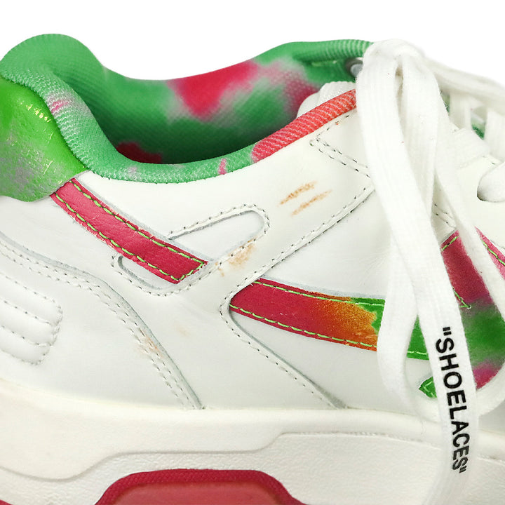 OFF-WHITE White Multicolor Out Of Office OOO "For Walking" Low Top Sneakers