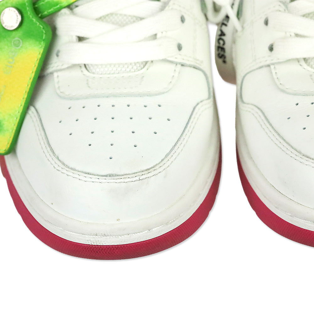 OFF-WHITE White Multicolor Out Of Office OOO "For Walking" Low Top Sneakers