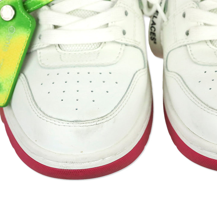 OFF-WHITE White Multicolor Out Of Office OOO "For Walking" Low Top Sneakers