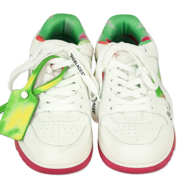 OFF-WHITE White Multicolor Out Of Office OOO "For Walking" Low Top Sneakers