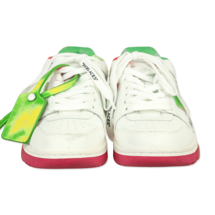 OFF-WHITE White Multicolor Out Of Office OOO "For Walking" Low Top Sneakers