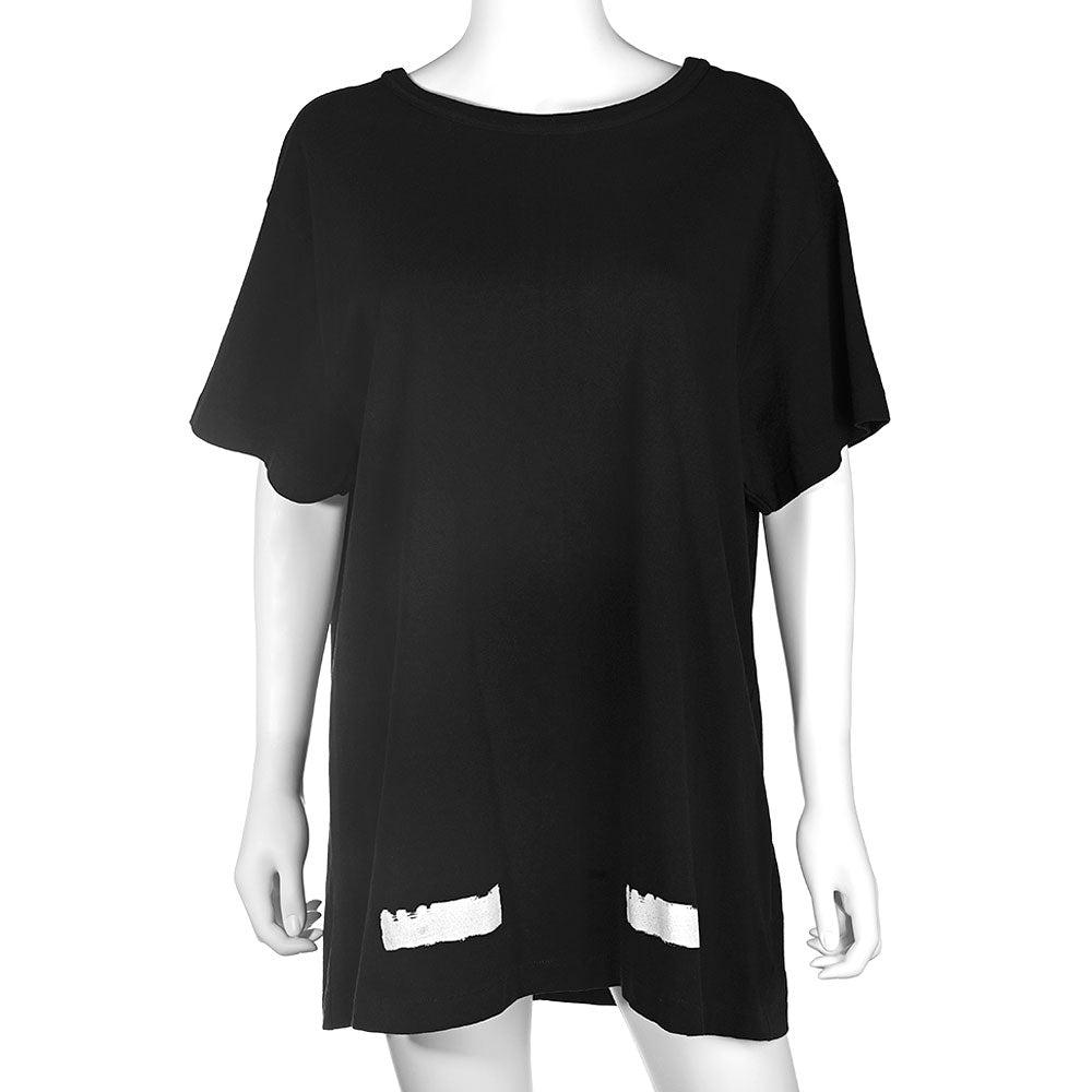 Off-White Black Graphic Print T Shirt