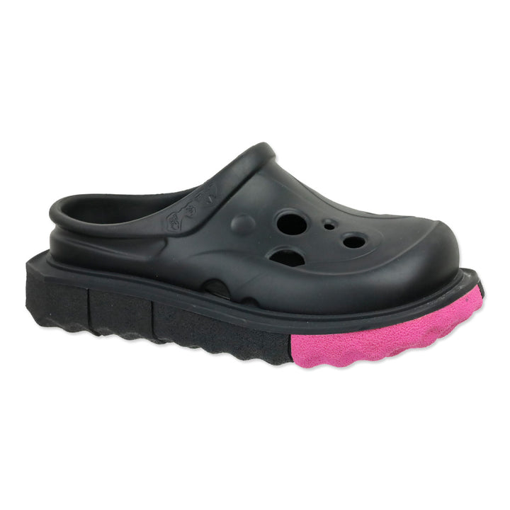 Off-White Meteor Sponge Black Rubber Platform Slippers