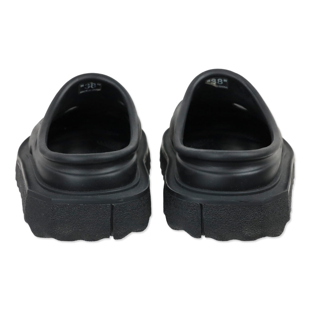 Off-White Meteor Sponge Black Rubber Platform Slippers